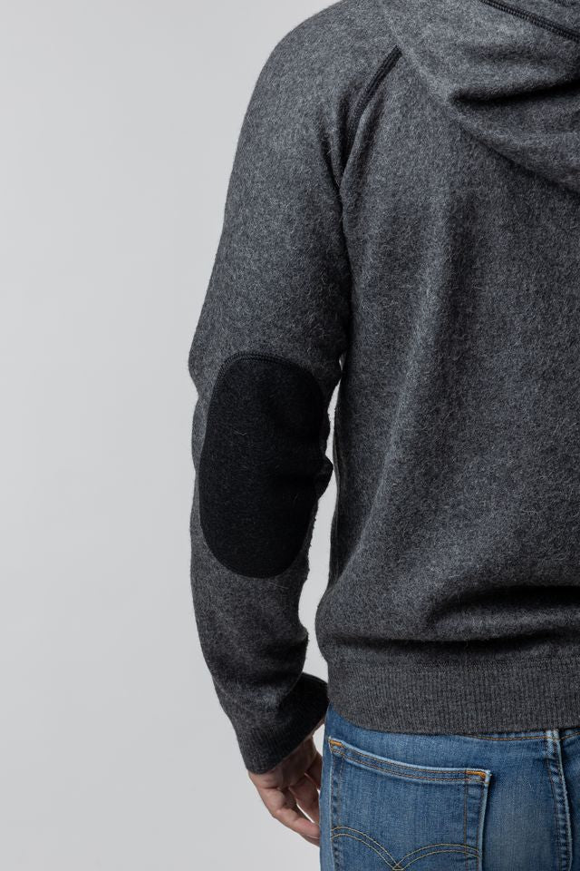 Verbier Zip Up for Men | Charcoal