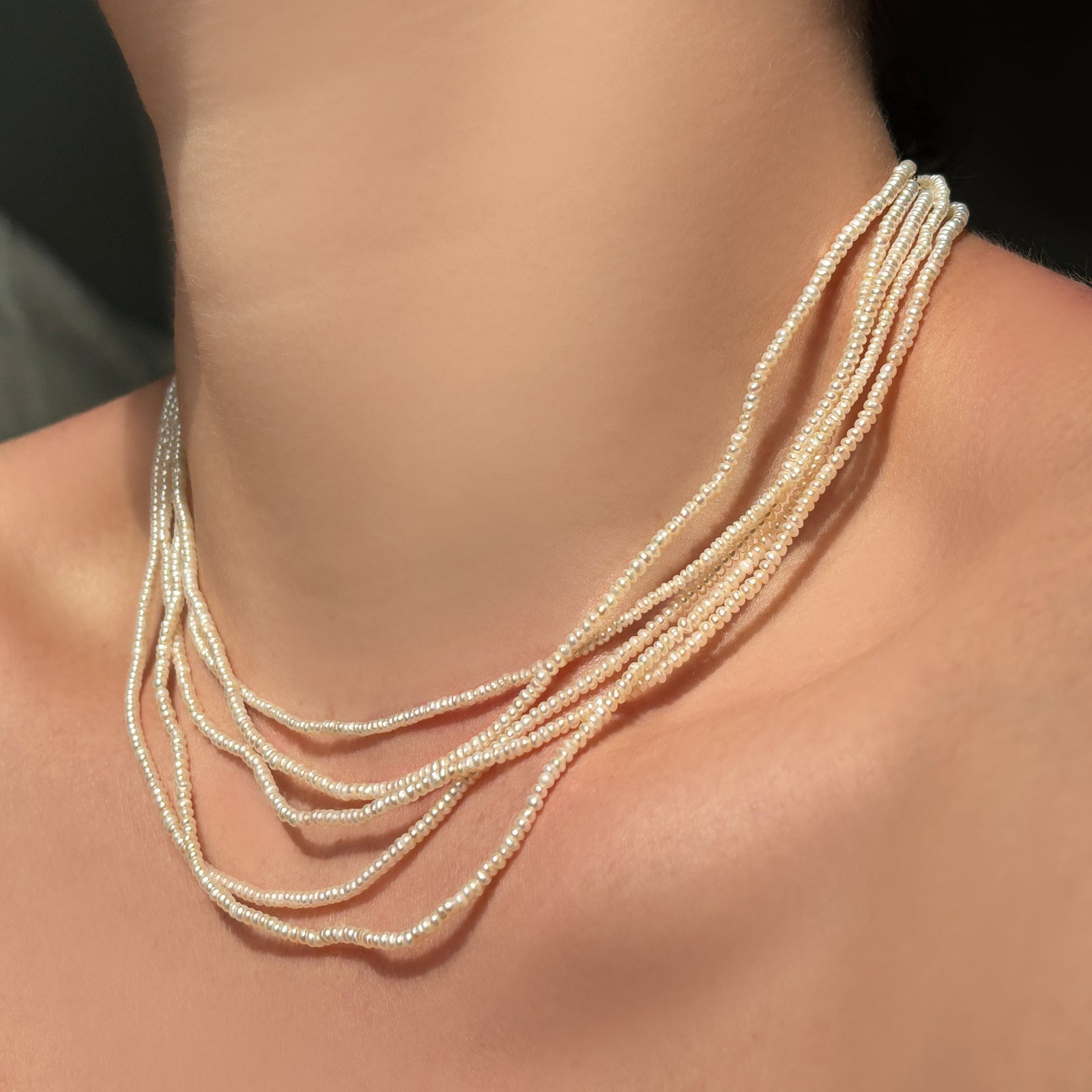 Skinny Gemstone Necklace