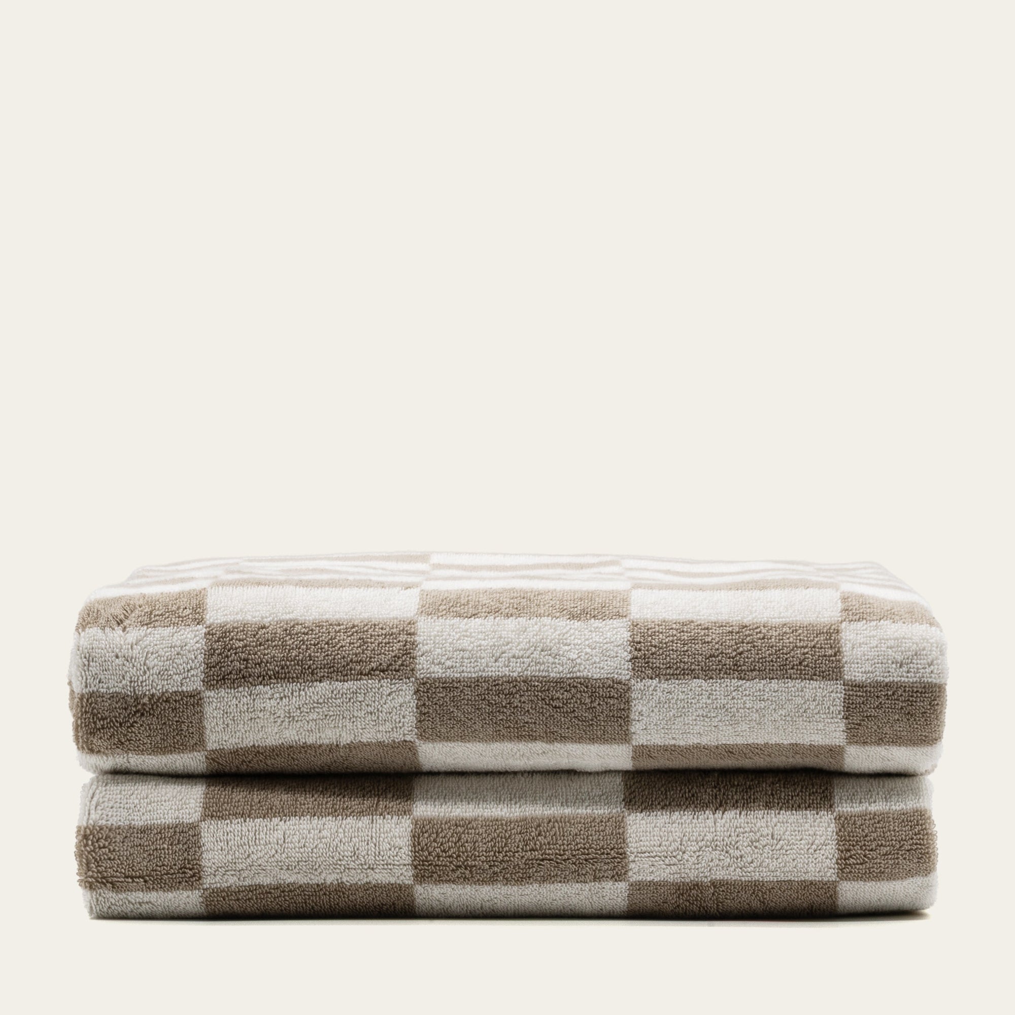 Pietra Australian Cotton Towels | Tan/Ecru