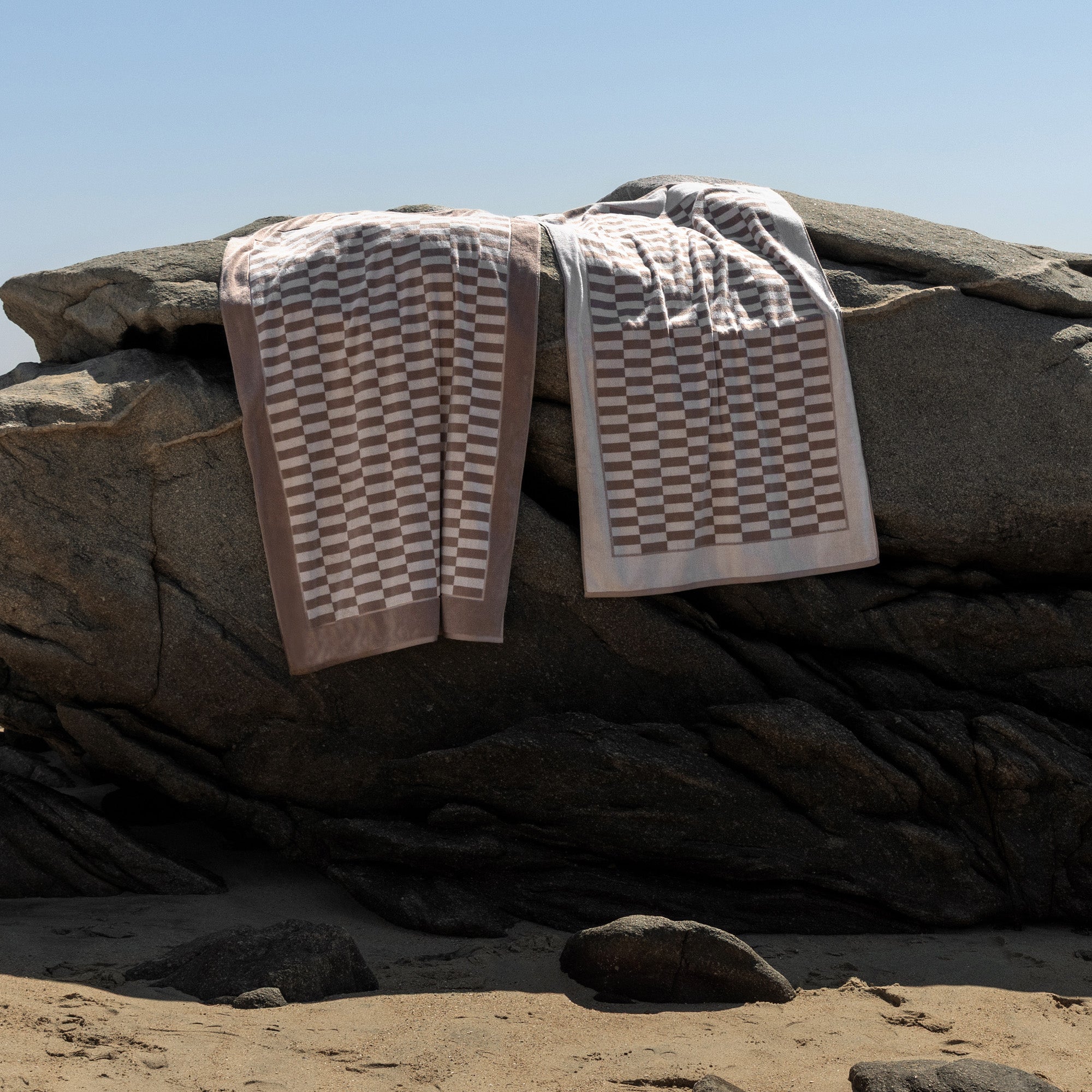 Pietra Australian Cotton Towels | Tan/Ecru
