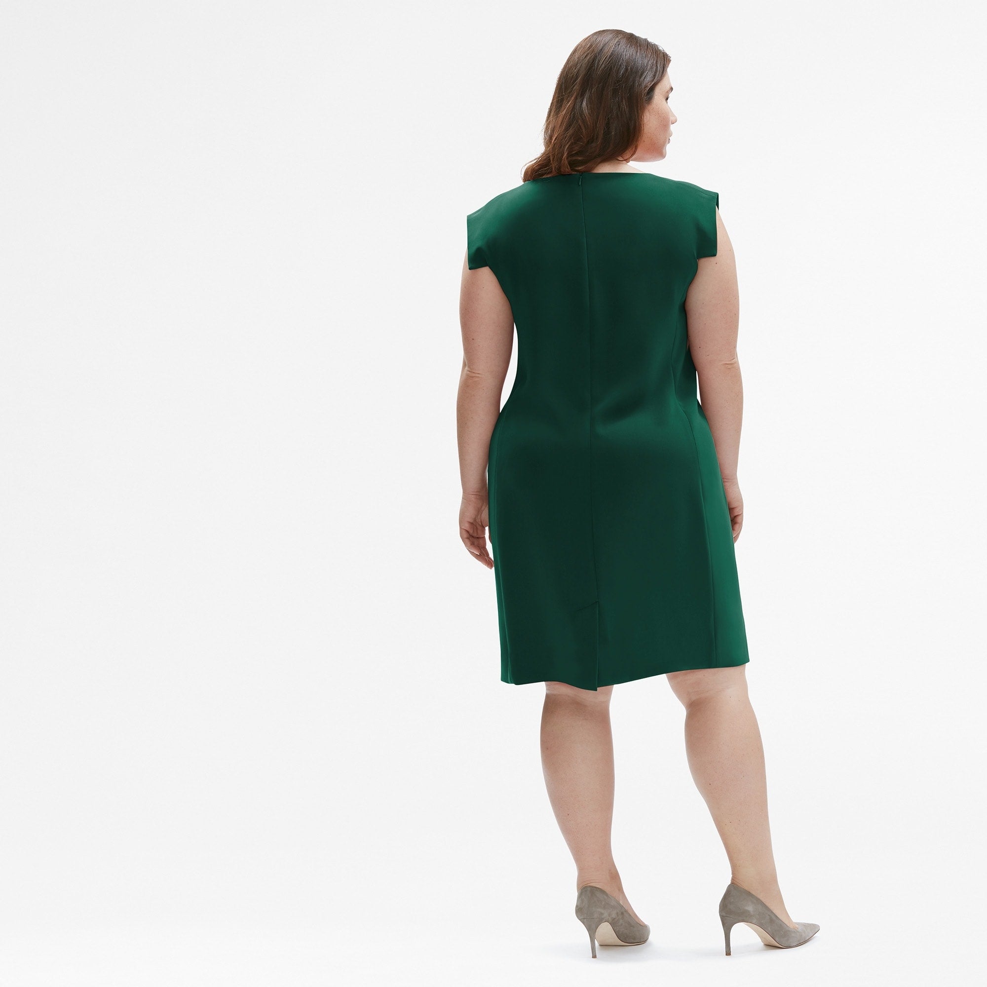 Women | Sarah Dress - Crepe | Viridian