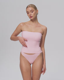 Seamless Full-Length Tube Top | Cool Gray
