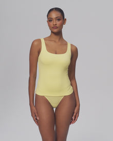 Square Neck Tank Top | Sage Green