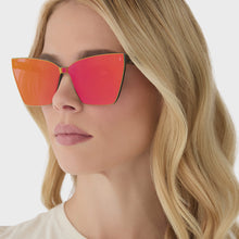 Womens | Goldie XS Sunglasses | Animal | Red Hot Summer Lenses