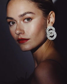 Gwen Earrings | Crystal
