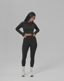 Cropped Long Sleeve | Ivory