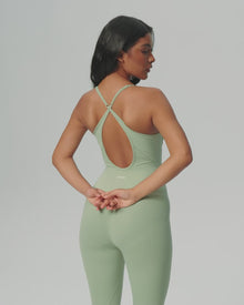 Contrology Crossback Bodysuit | Cool Matcha