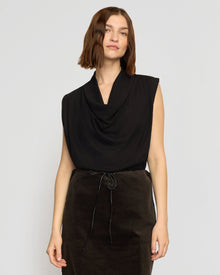 Helena | Ramona Cowl Neck Tee in Size Small