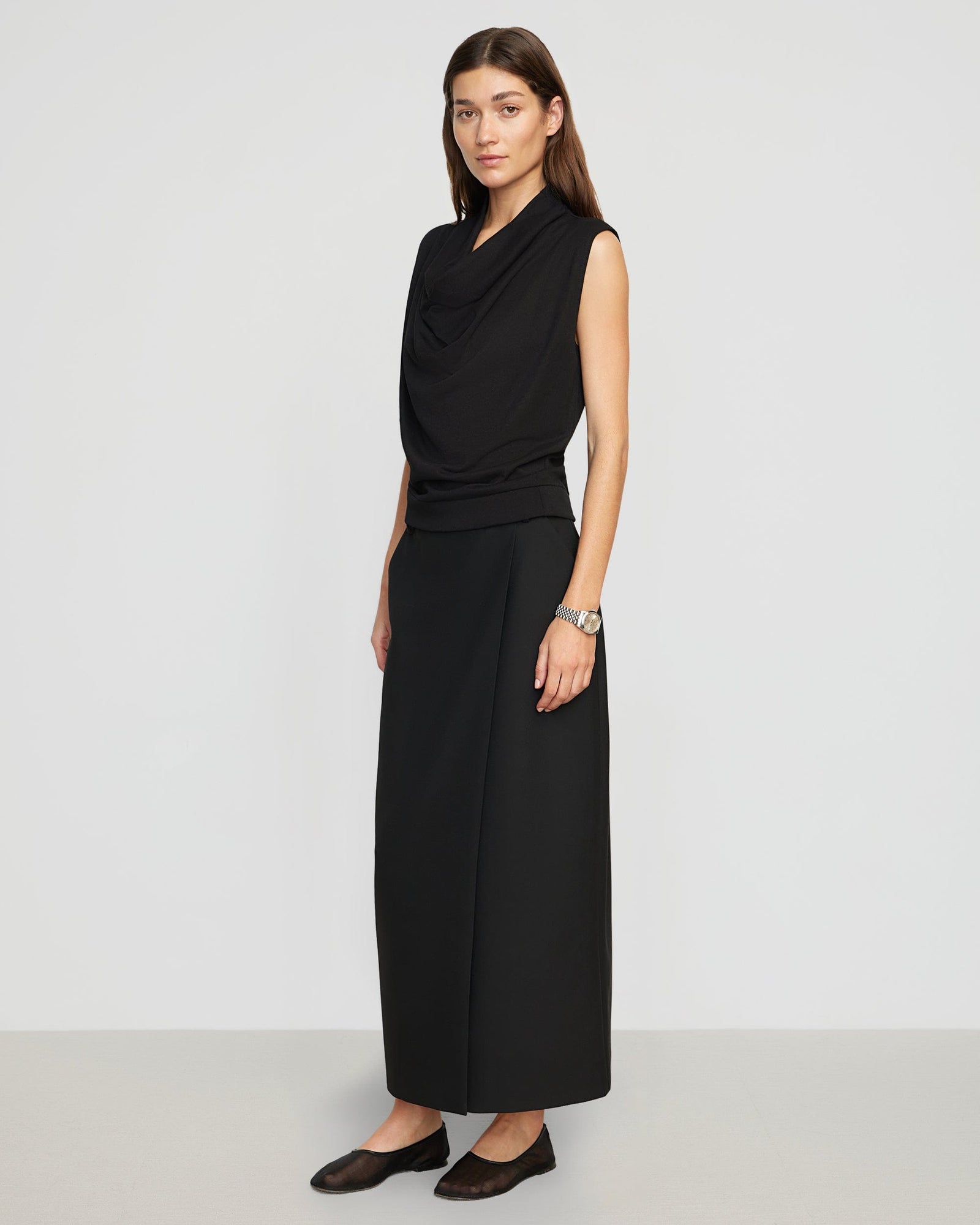 Renee | Ramona Cowl Neck Tee in Size Small