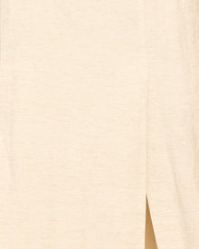 Helena | Ranni Front-Vent Linen-Blend Skirt in Size Extra Small 