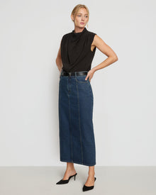 Riley | Riley Denim Maxi Skirt in Size Small