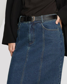Riley | Riley Denim Maxi Skirt in Size Small