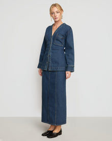 Riley | Riley Denim Maxi Skirt in Size Small