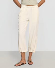 Vanessa | Rio Drawstring Stretch-Waist Pant in Size Small