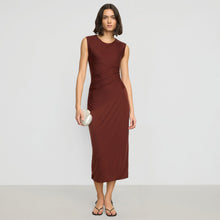Rowena Twisted Tencel Jersey Dress | Auburn
