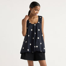 Isilda | Saehee Lightweight Polka Dot Tunic Top in Size Extra Small