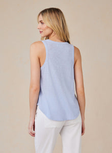 Scoop Neck Tank Top | Perennial Blue