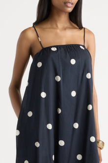 Isilda | Selene Lightweight Polka Dot Maxi Dress in Size Extra Small