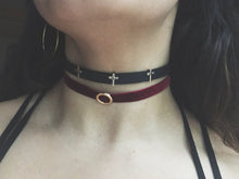 Mini Cross Choker | Gold-Plated