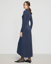 Beate | Shawna Button-Accent Collared Dress in Size Extra Small