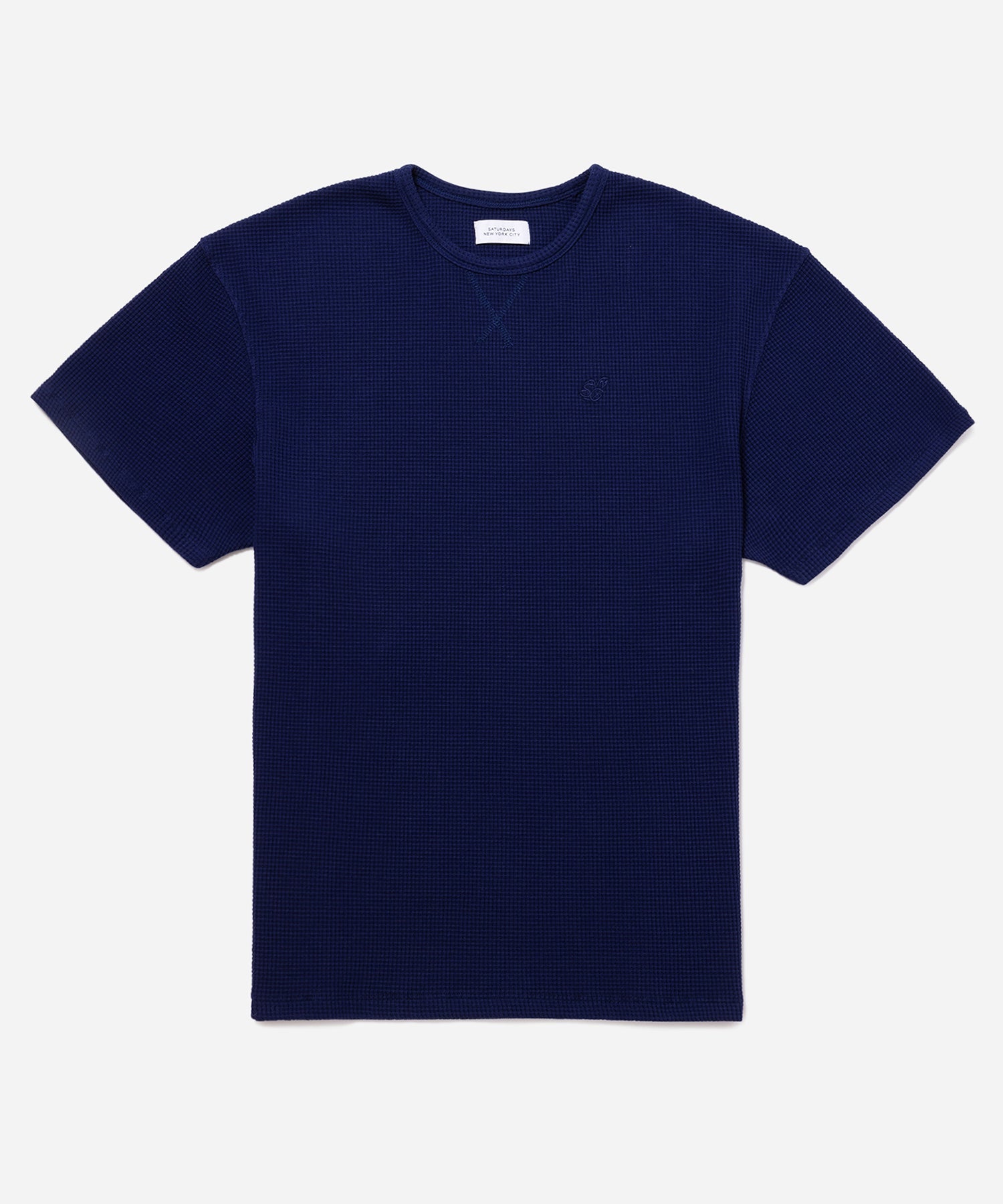 Ocean | Waffle Relaxed SS Tee | Saturdays NYC