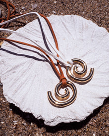 Shell Beach Pendant Necklace- Orange | Sivan Ayla x Luv Aj | 18K Gold Plated