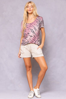 Women | Slouchy Baby Fleece Cargo Short | Desert