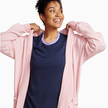 Modal Waffle Spa Robe | Flamingo