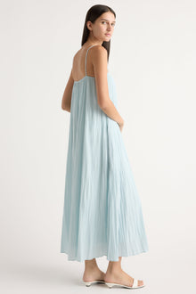 Karolina | Solange Crinkled Maxi Dress in Size Extra Small