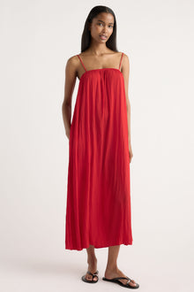 Isilda | Solange Crinkled Maxi Dress in Size Extra Small