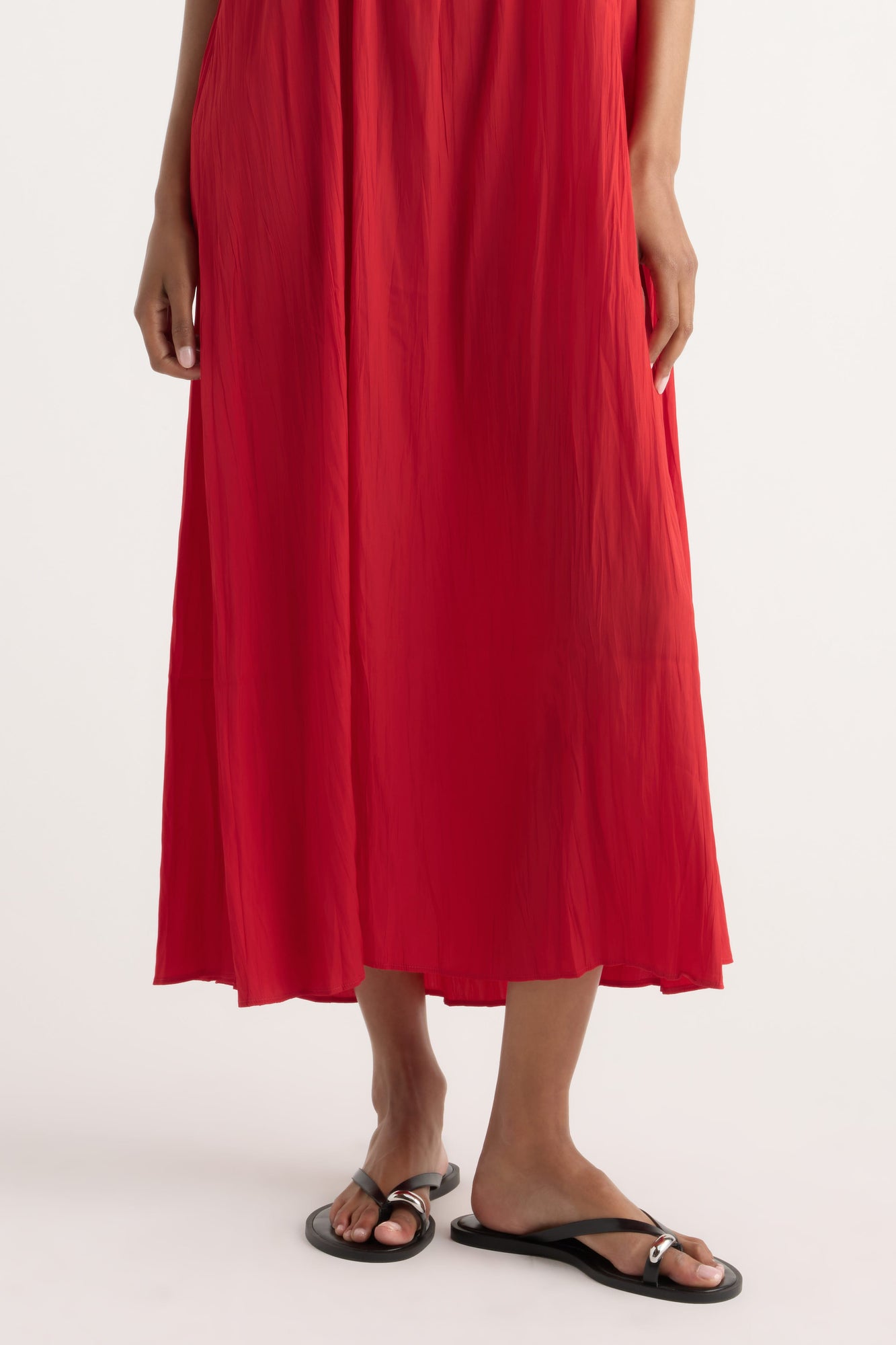 Isilda | Solange Crinkled Maxi Dress in Size Extra Small