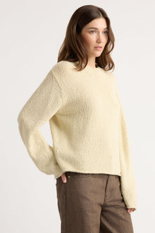 Renee | Sonya Textured Organic Cotton Sweater in Size Small
