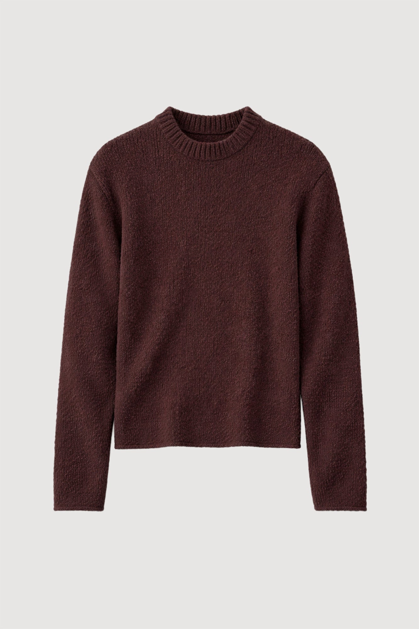 Mali | Sonya Textured Organic Cotton Sweater in Size Small - Flat