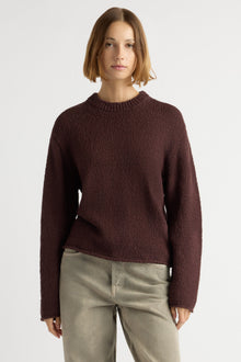 Mali | Sonya Textured Organic Cotton Sweater in Size Small