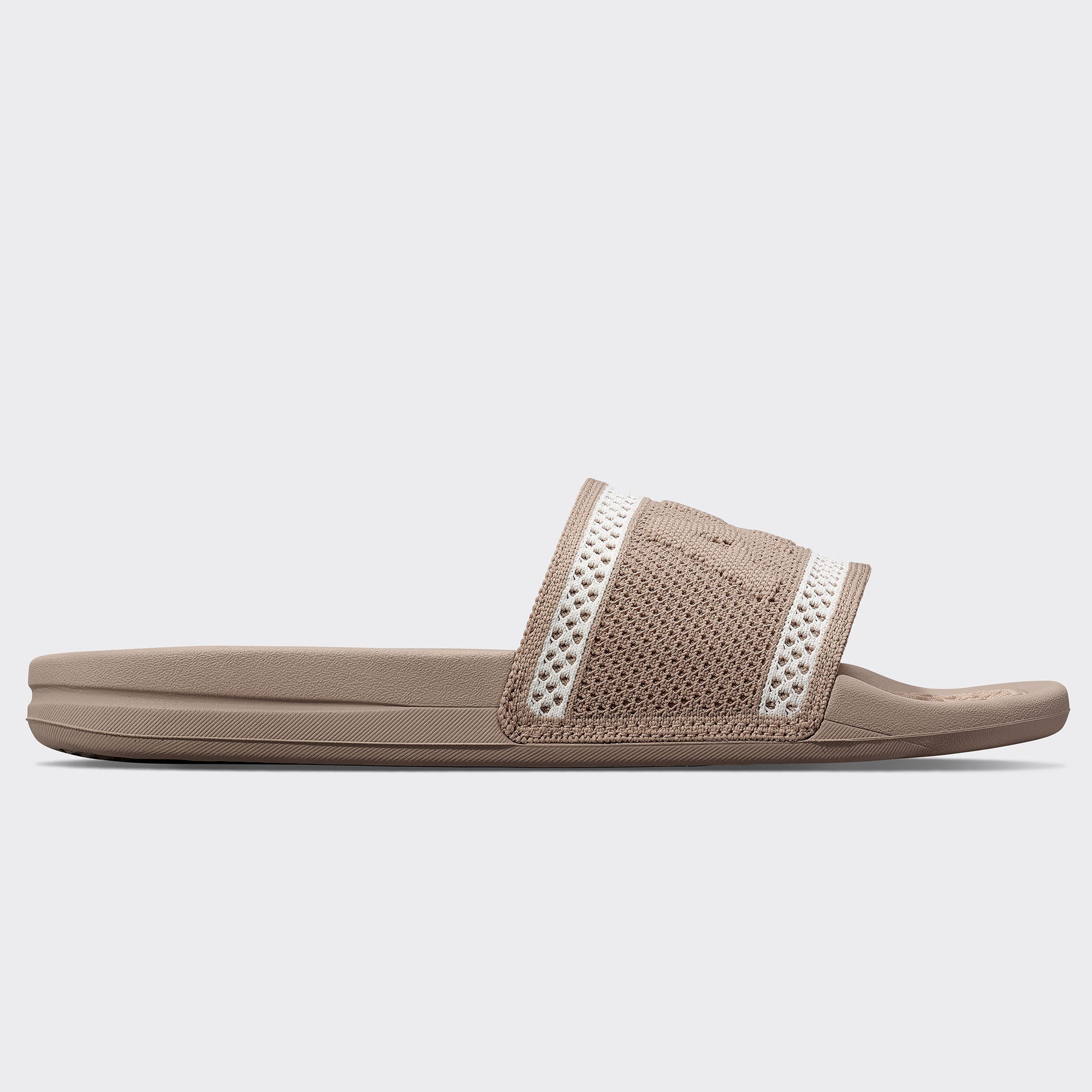 Men | Big Logo TechLoom Slide | Sandstone x Ivory