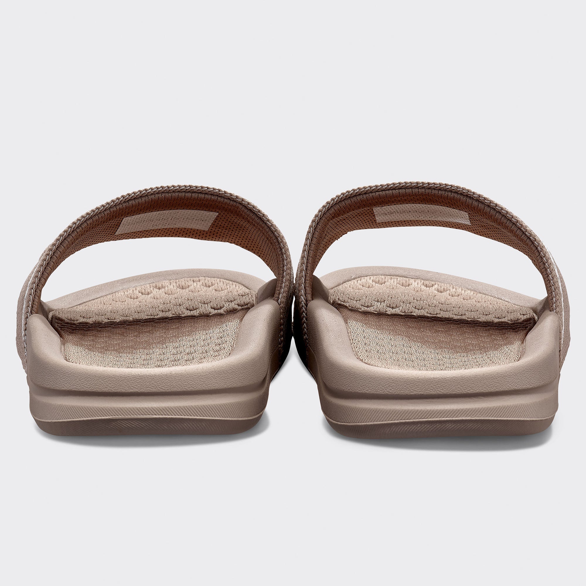 Men | Big Logo TechLoom Slide | Sandstone x Ivory