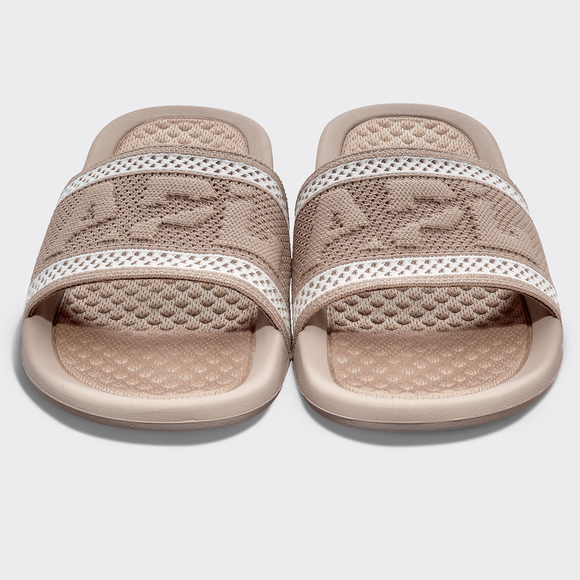 Men | Big Logo TechLoom Slide | Sandstone x Ivory