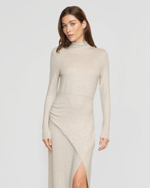 Renee | Suki Mock-Neck Long Sleeve Dress in Size Small