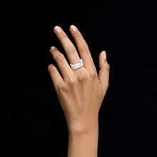 Syd Ring | Sterling Silver | White Agate