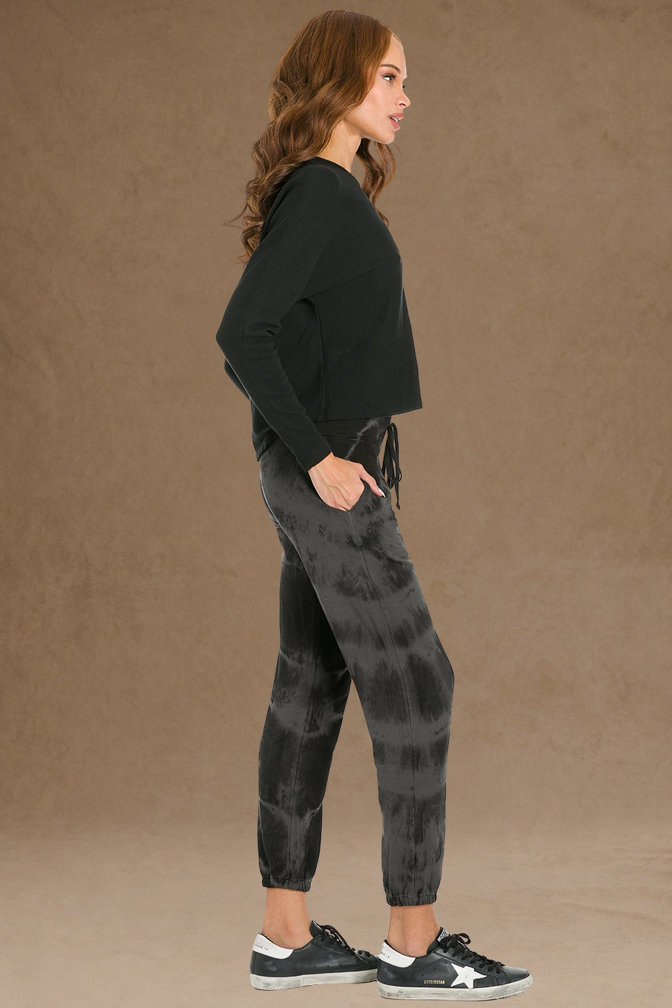 Women | Perfect Dolman Sleeve Hi-Lo Tee | Black