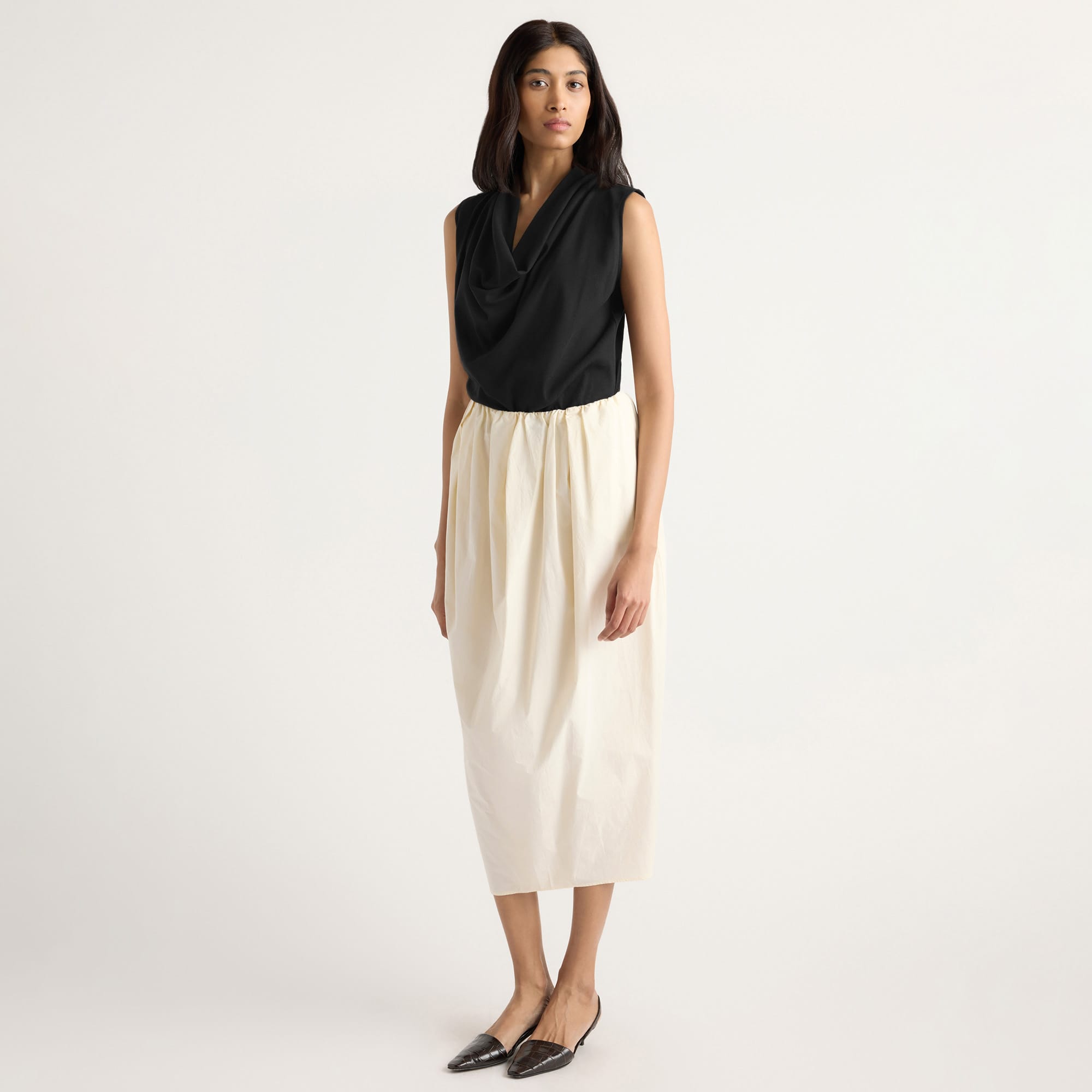 Arya | Tabitha Tulip-Wrap Hem Skirt in Size Small