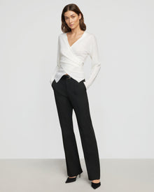 Renee | Tamar Wrap Knit Sweater in Size Small 