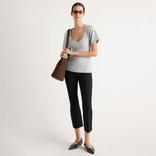 Karolina | Tez Kick-Flare Ponte Stretch Pant in Size Extra Small