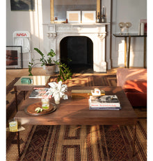 The Cain Coffee Table (Black Walnut)  -- Jenna Lyons Residence, New York City. Image by Sean Pressley 