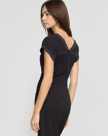Beate | Vela Ruched-Waist Dress Dress in Size Extra Small