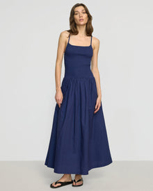 Renee | Venus Smocked Midi Dress in Size Small