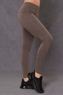 Women | Contour Rolldown Ankle Legging | Charcoal/Woodsmoke