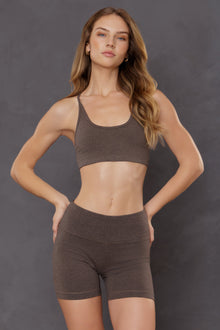 Women | Flat Waist Short | Charcoal/Woodsmoke
