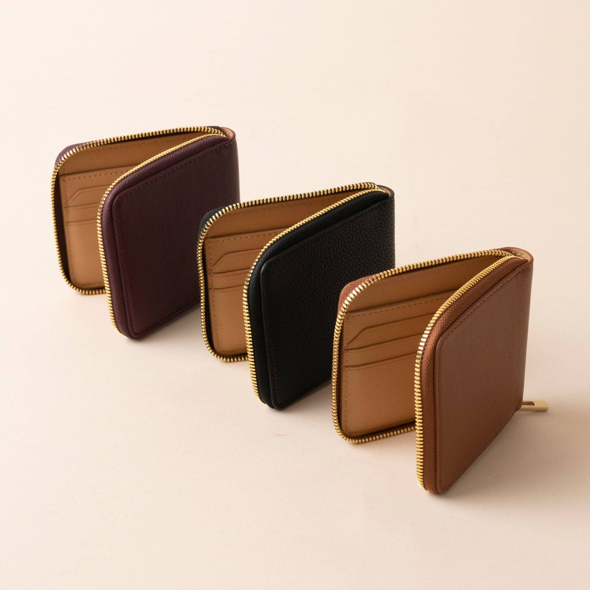 Remi Zip Wallet | Caramel