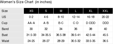 Product size guide
